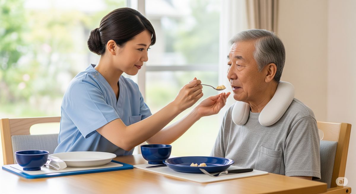Cách cho ăn an toàn cho người bệnh Alzheimer