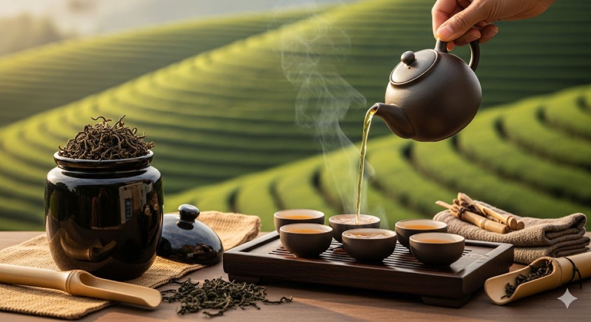Trà Ô Long - Polyphenol Chống Lão Hóa Mạnh Mẽ