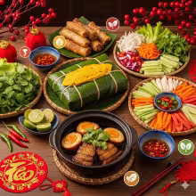 Tết Nguyên Đán: Dinh Dưỡng Trong Mâm Cơm Tổ Tiên - Ăn Tết Khỏe